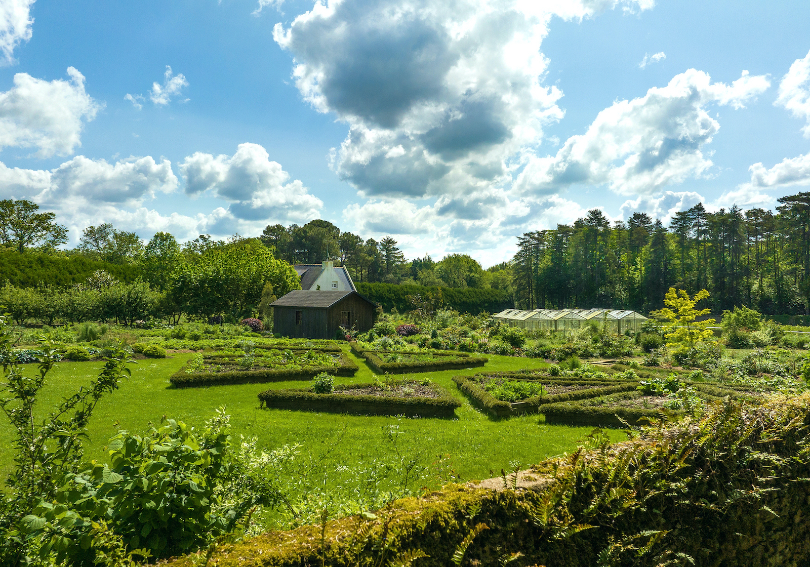 Le potager de l'hôtel © Domaine de la Bretesche