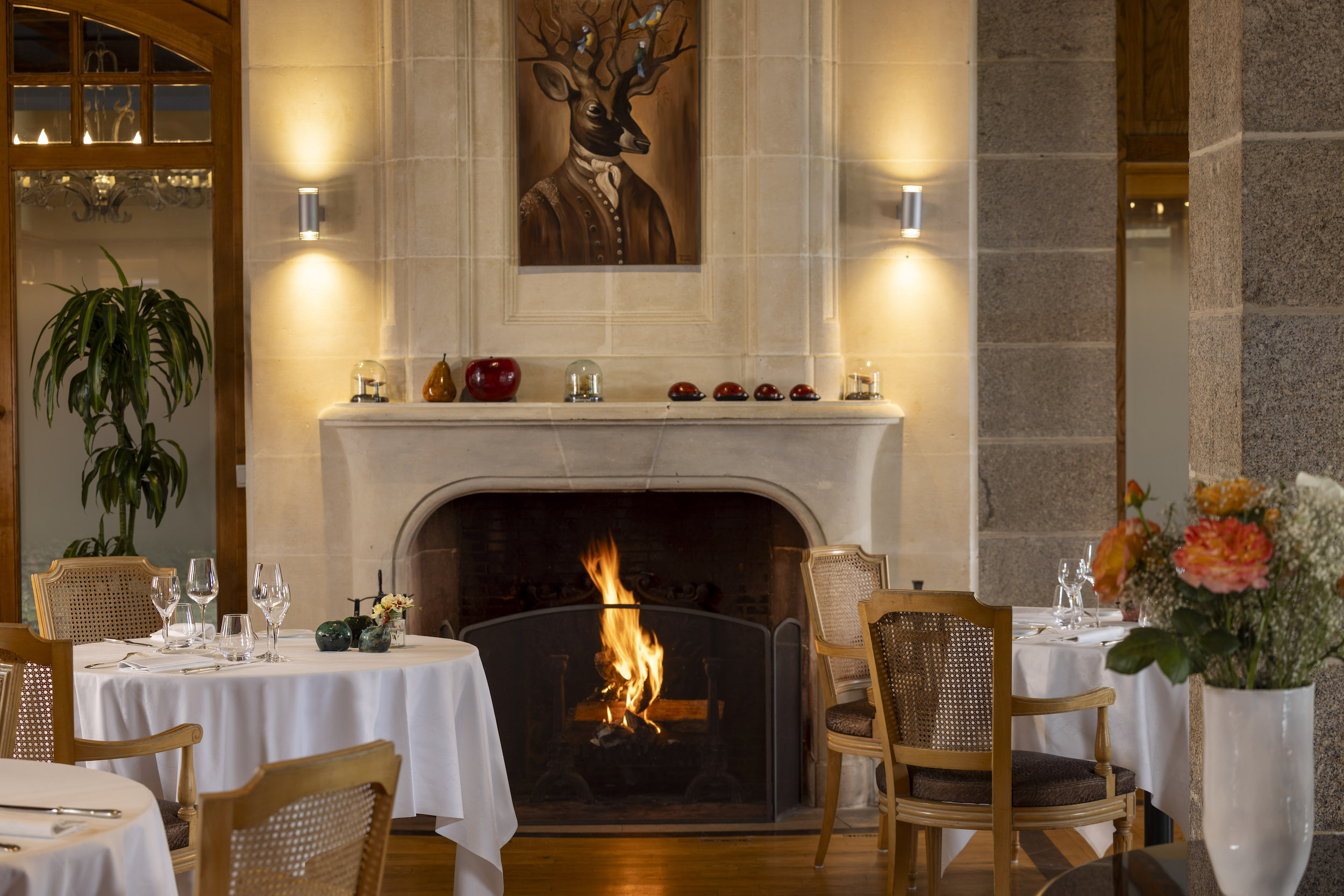 Le restaurant de l'hôtel © Domaine de la Bretesche