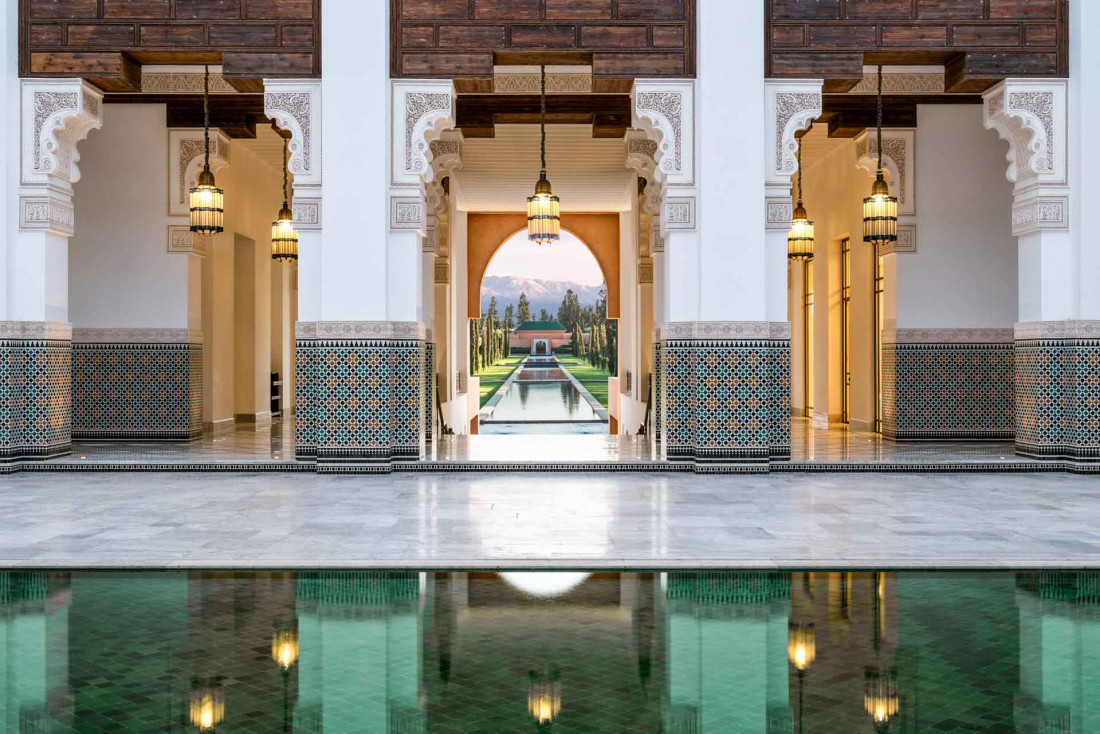 L'un des plus beaux hôtel 5 étoiles de Marrakech © The Oberoi Marrakech