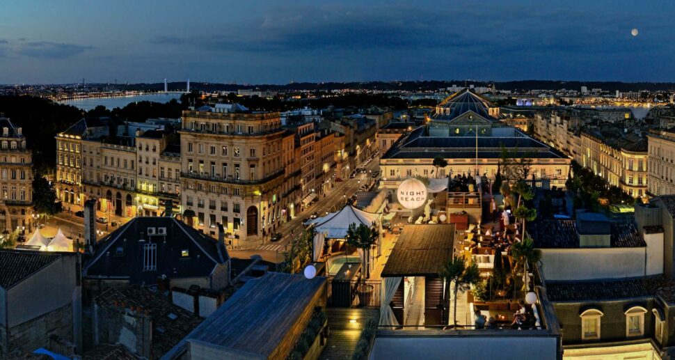 La Night Beach sur le rooftop de l’hôtel InterContinental Bordeaux © Georges-Henri Cateland
