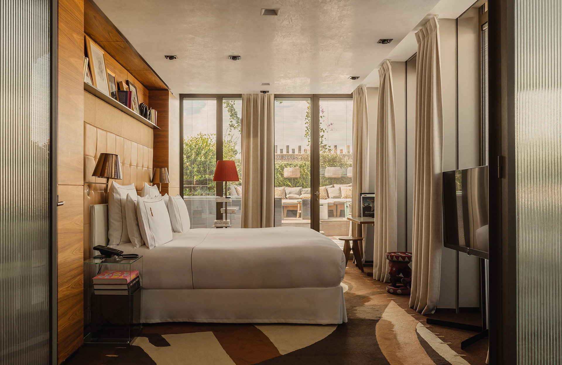 Une suite de l'hôtel de luxe le Brach Paris