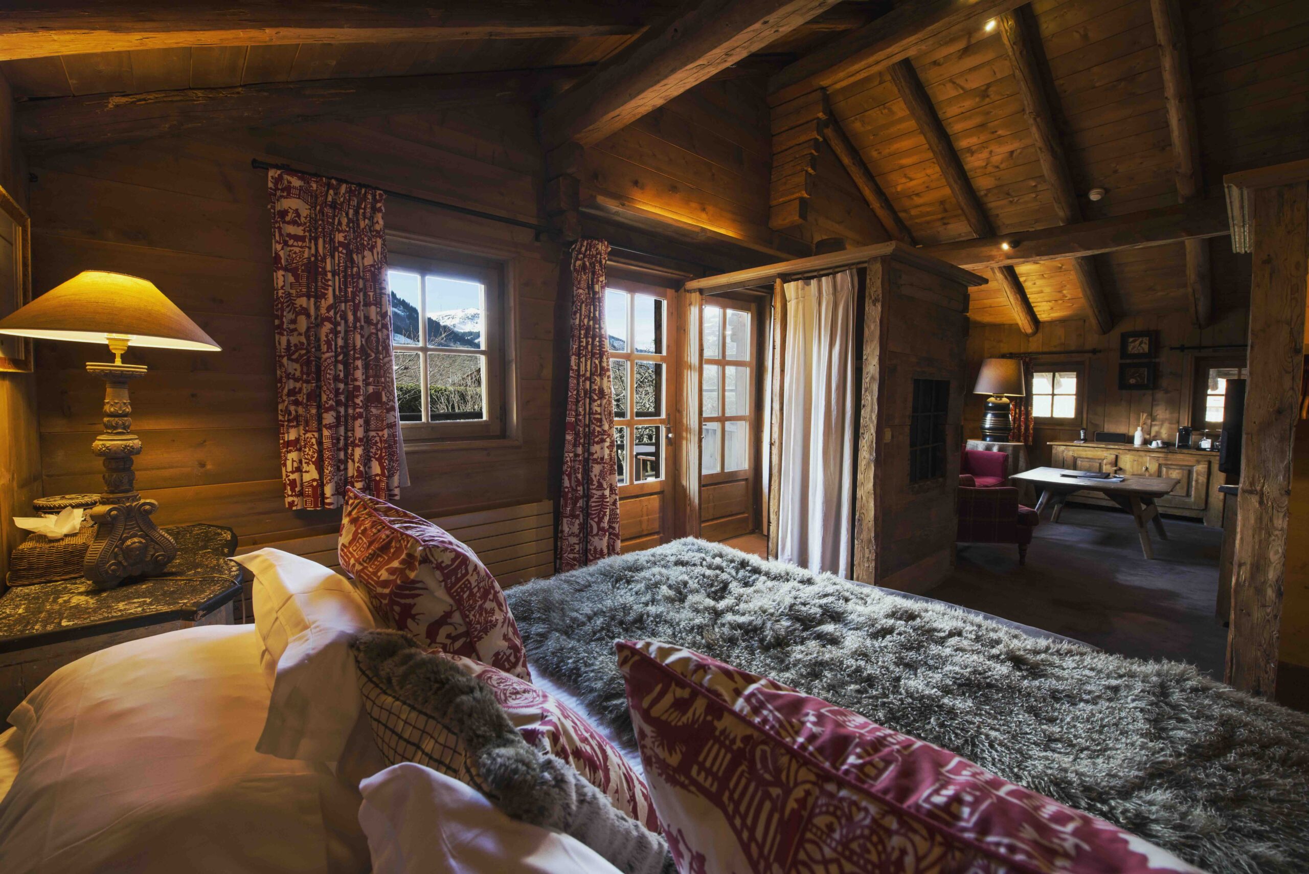 L'hôtel 5 étoiles à Megève Les Fermes de Marie © David Andre