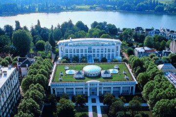 Vichy Célestins Spa Hôtel vue aérienne