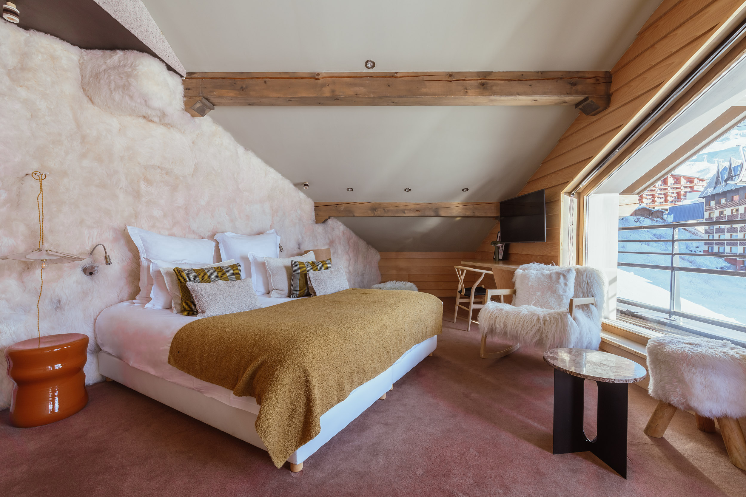 Une chambre de l'hôtel Altapura à Val Thorens © Altapura