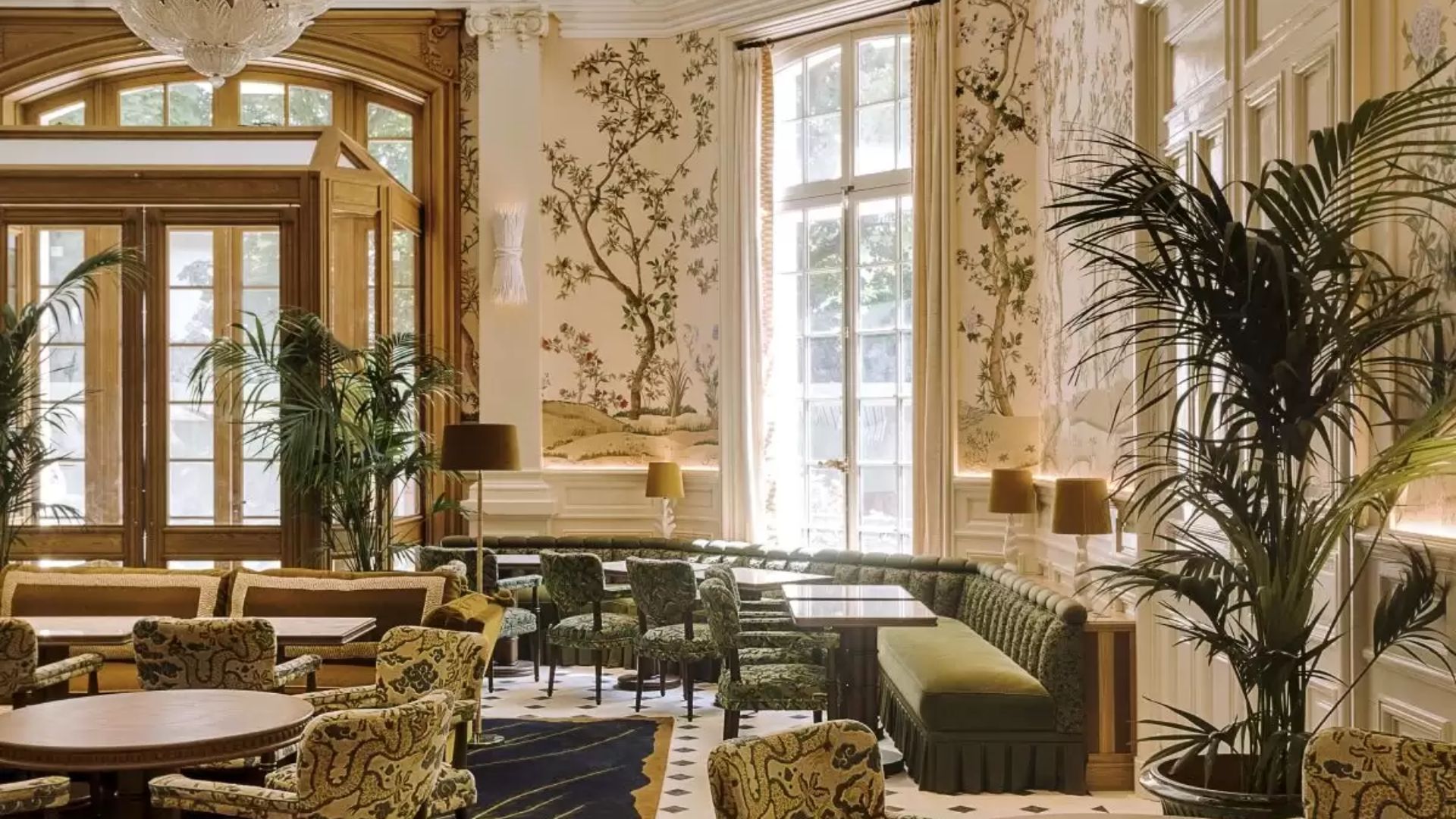 La salle du restaurant Bellefeuille © Le Saint James Paris