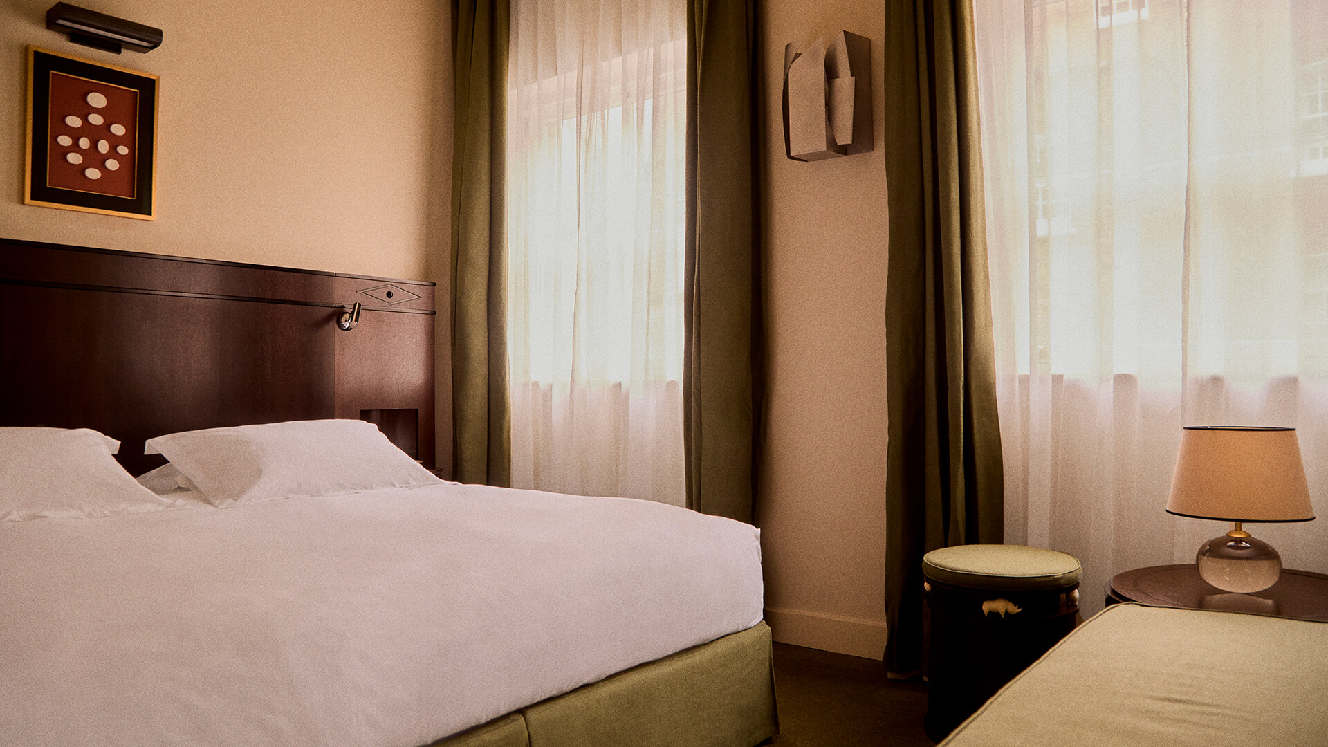 Une chambre dans l'hôtel de luxe à Londres © Grand Hotel Bellevue London