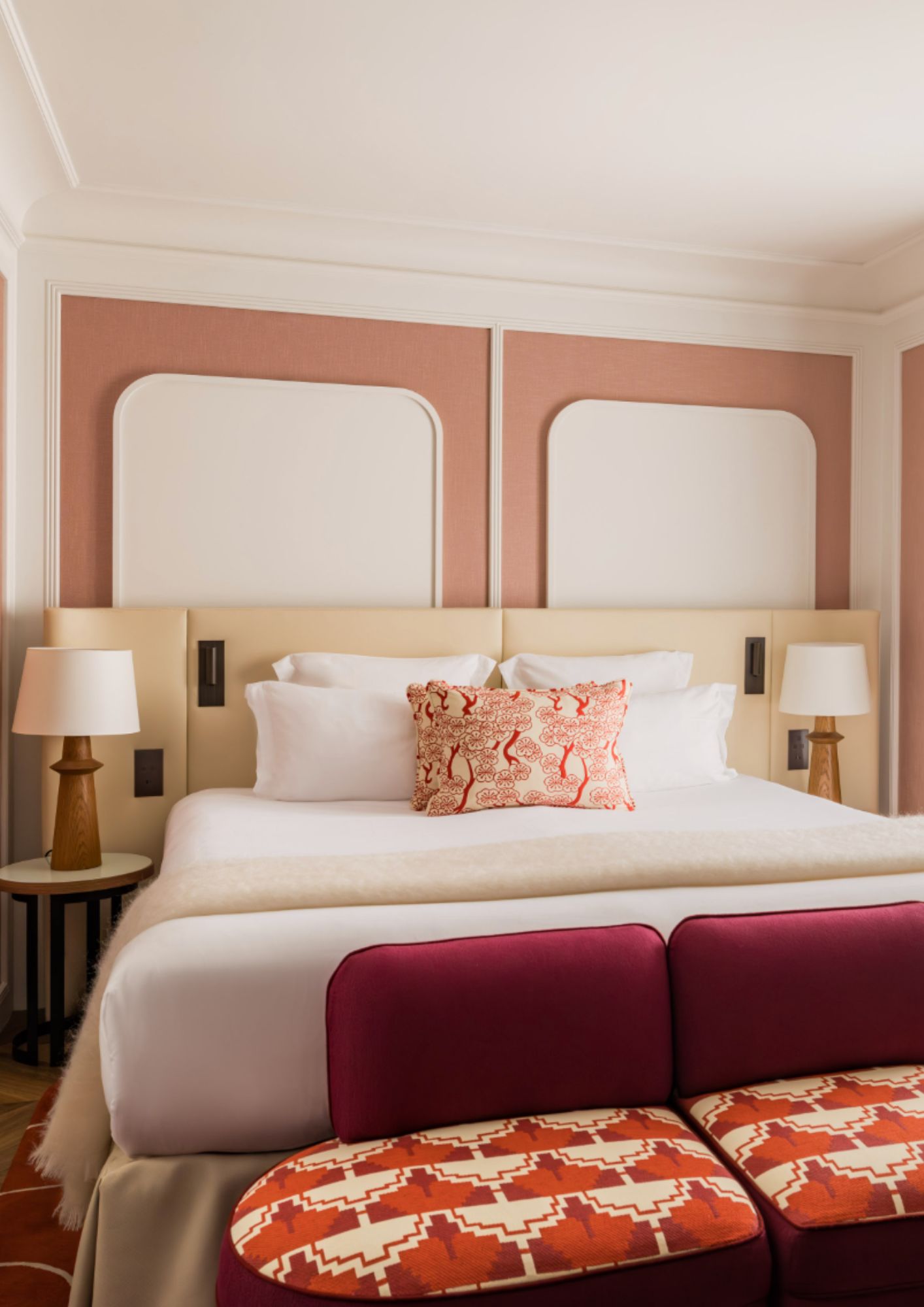 Une des chambres de l'hôtel qu'on adore à Saint-Germain-des-Prés © Pavillon Faubourg Saint-Germain