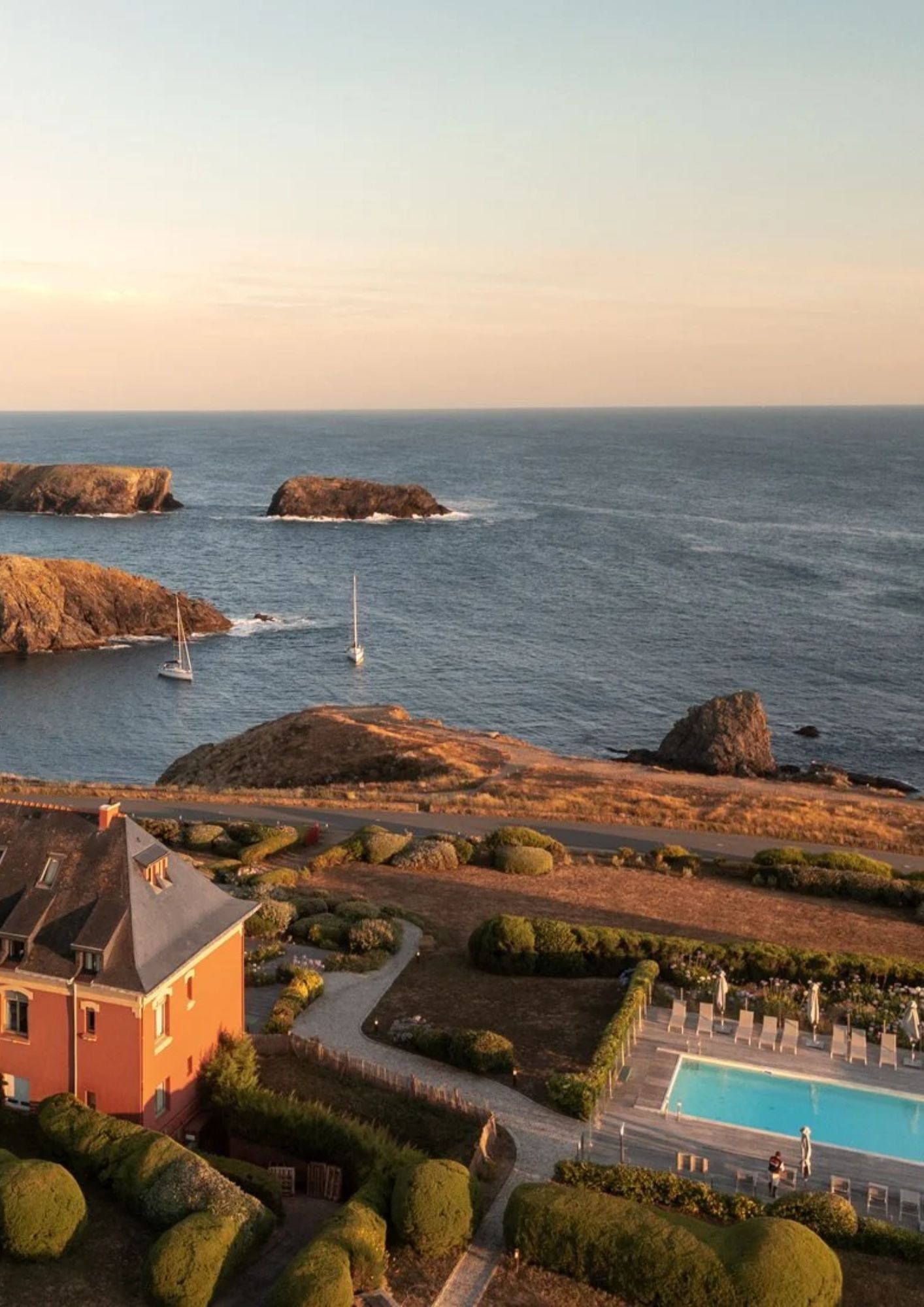 Un des plus beaux hôtels de Bretagne © Castel Clara