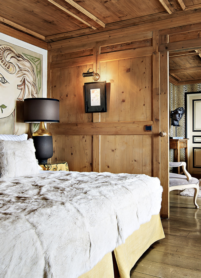 Une chambre de l'hôtel © Hôtel Mont Blanc Megève