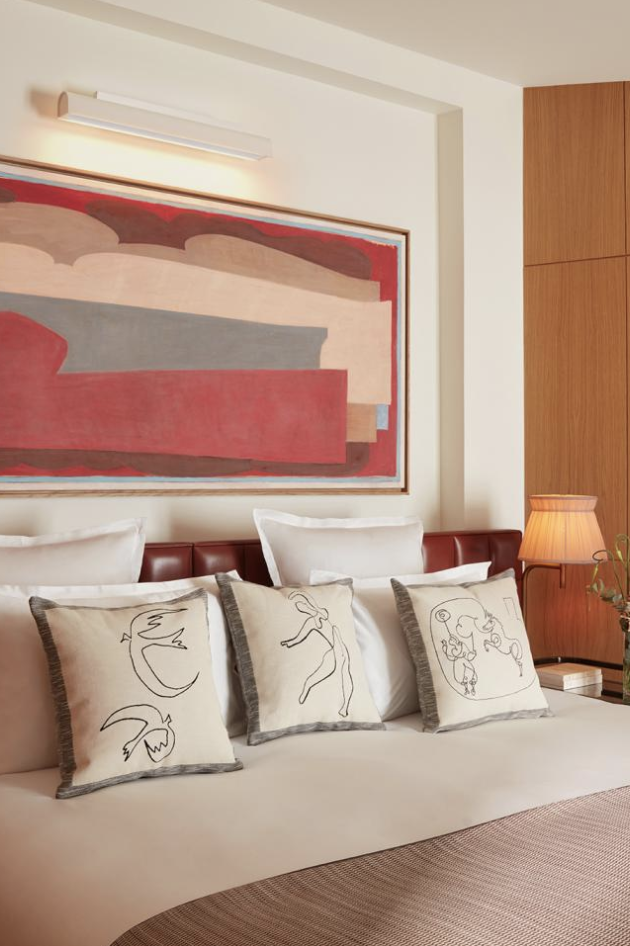 Une des chambres de l'hôtel à Saint Germain des Prés © Villa des Prés