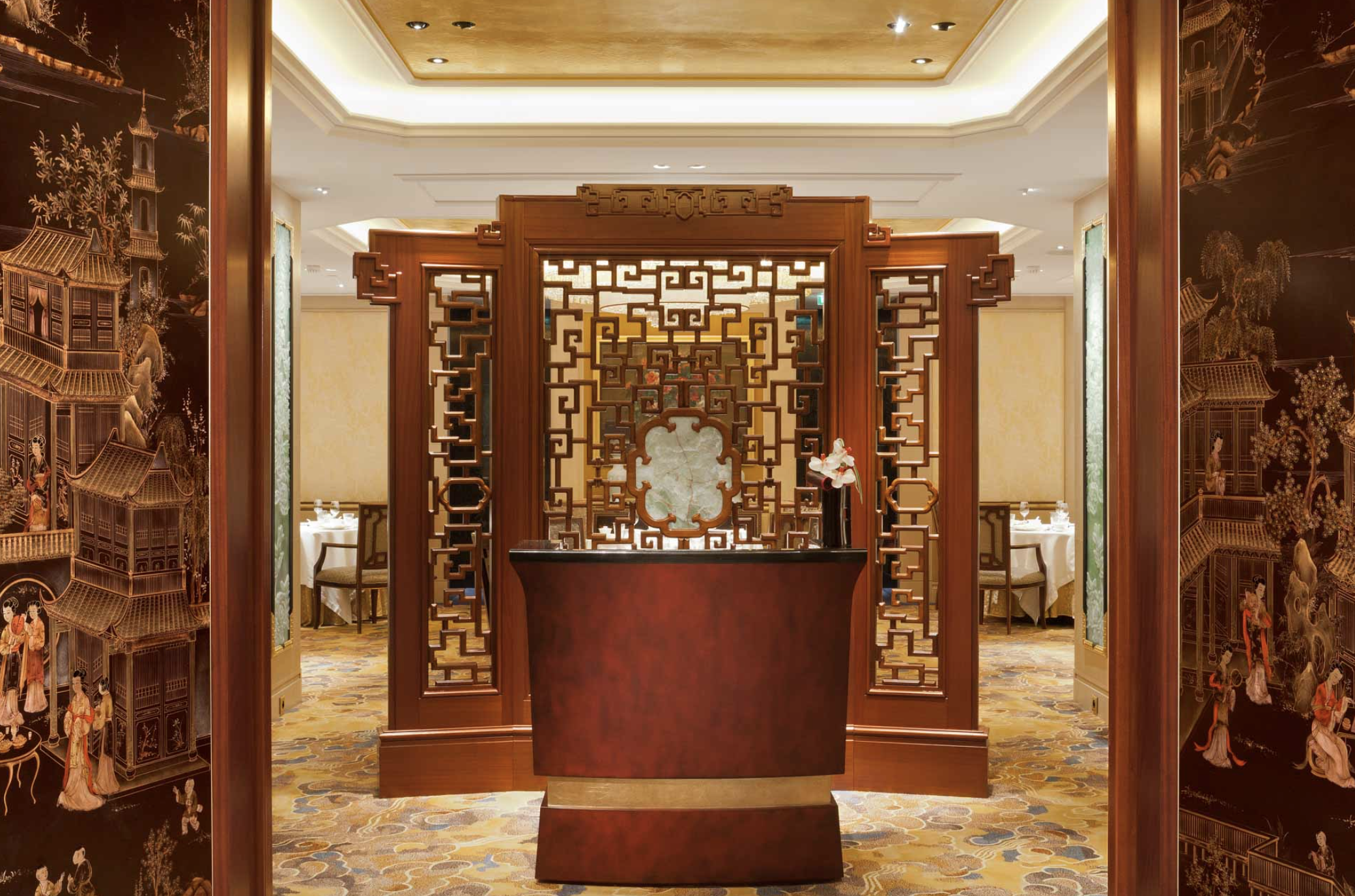 La salle du restaurant © Shangri-La Paris