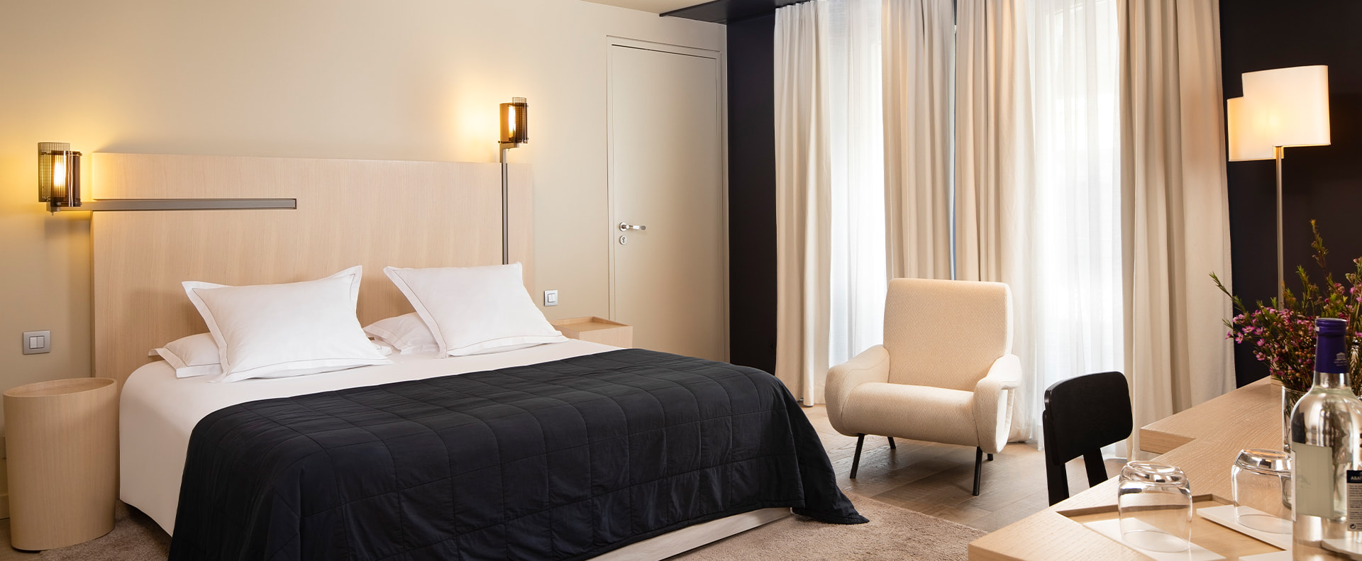 Chambre prestige de l'hôtel de Nell