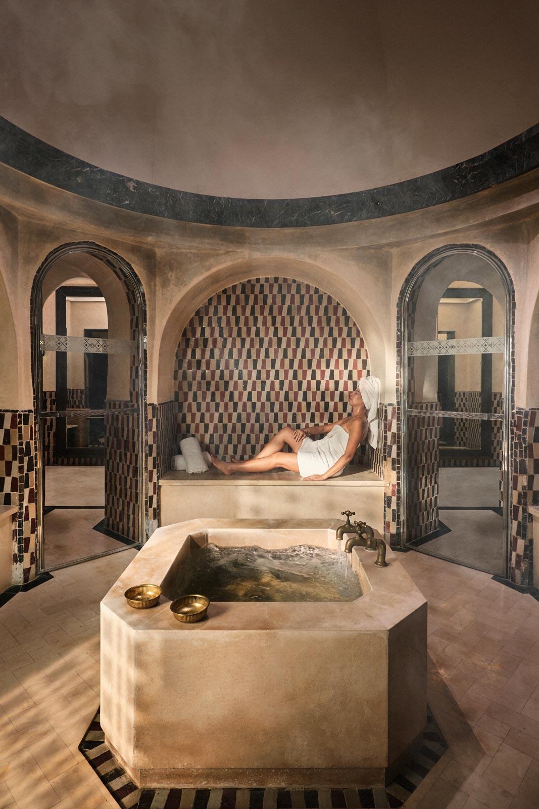 Le hammam du © Mandarin Oriental Marrakech, l'un des meilleurs hôtels spa de Marrakech