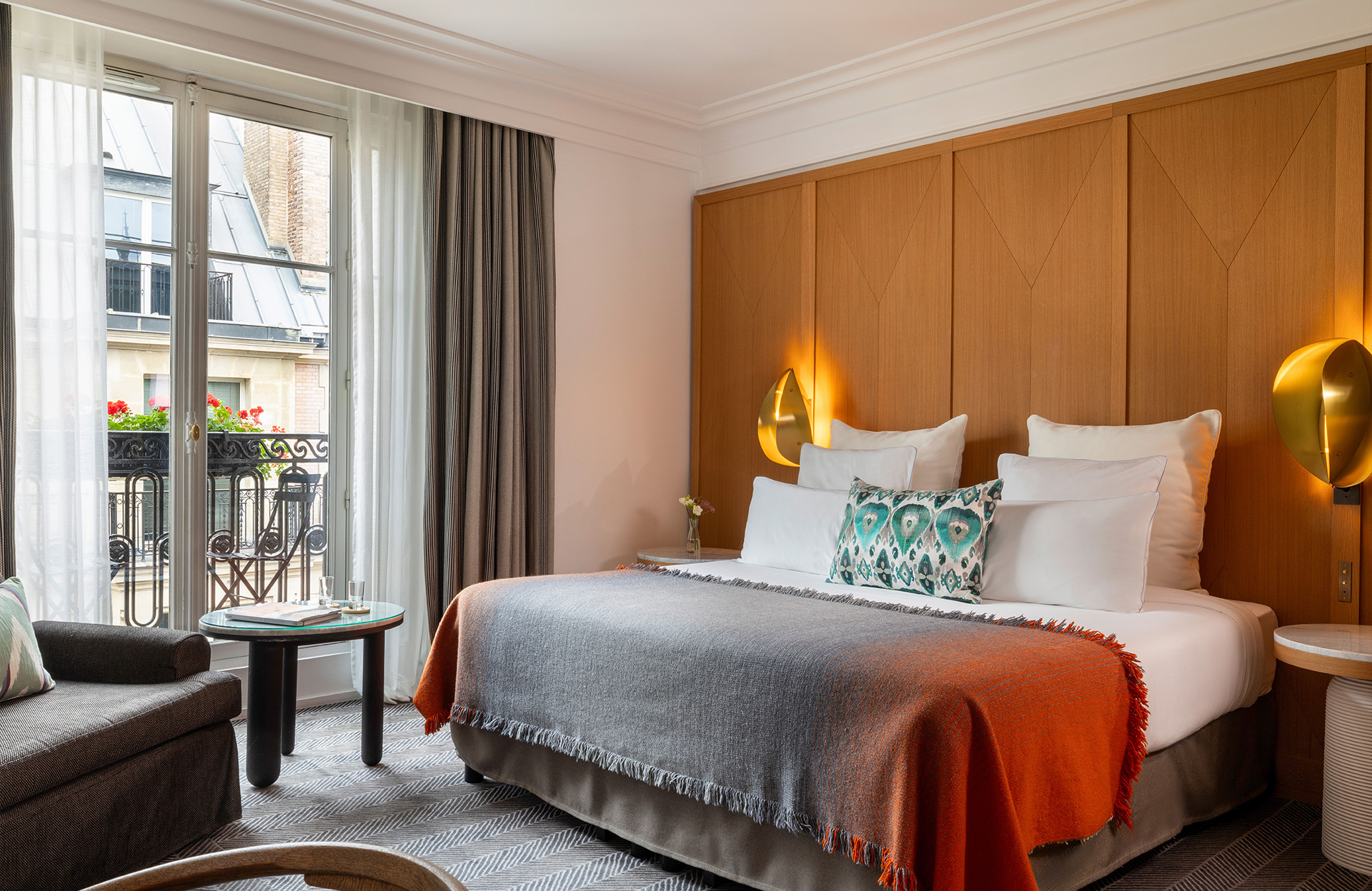 La Chambre Prestige de l'hôtel proche de la Tour Eiffel, l'Hôtel Vernet