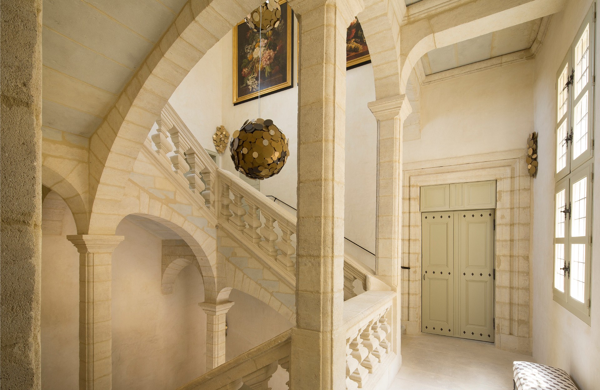 L'escalier de La Maison d'Uzès