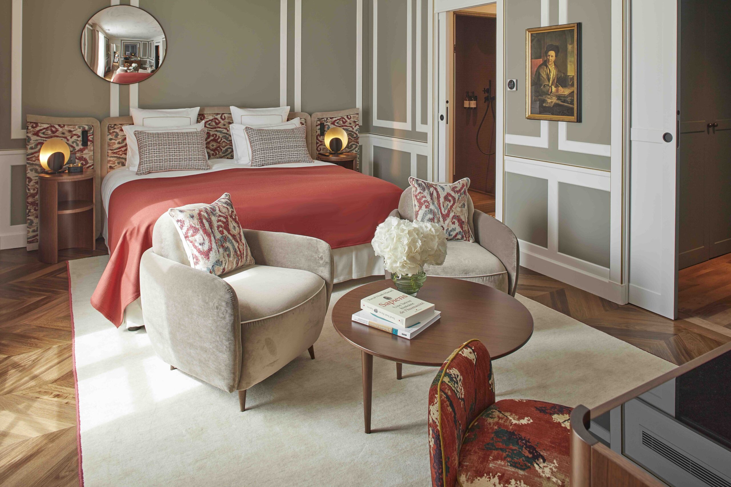 La suite Fontenelle à l'hôtel Les Lumières de Versailles © DR