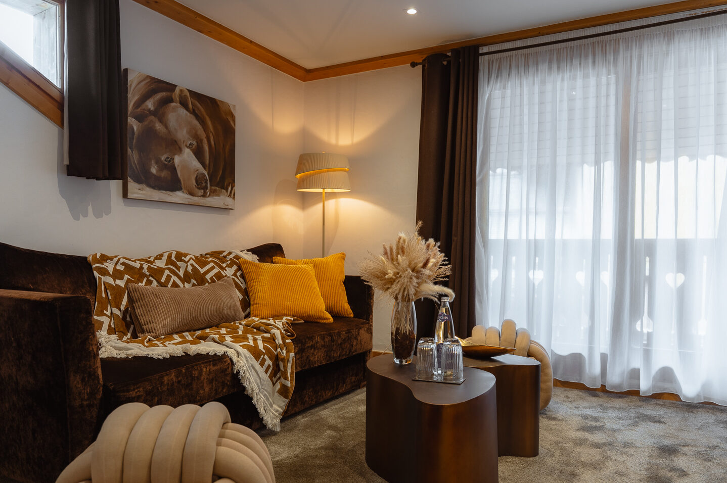 La suite Lounge de l'hôtel La Chaudanne