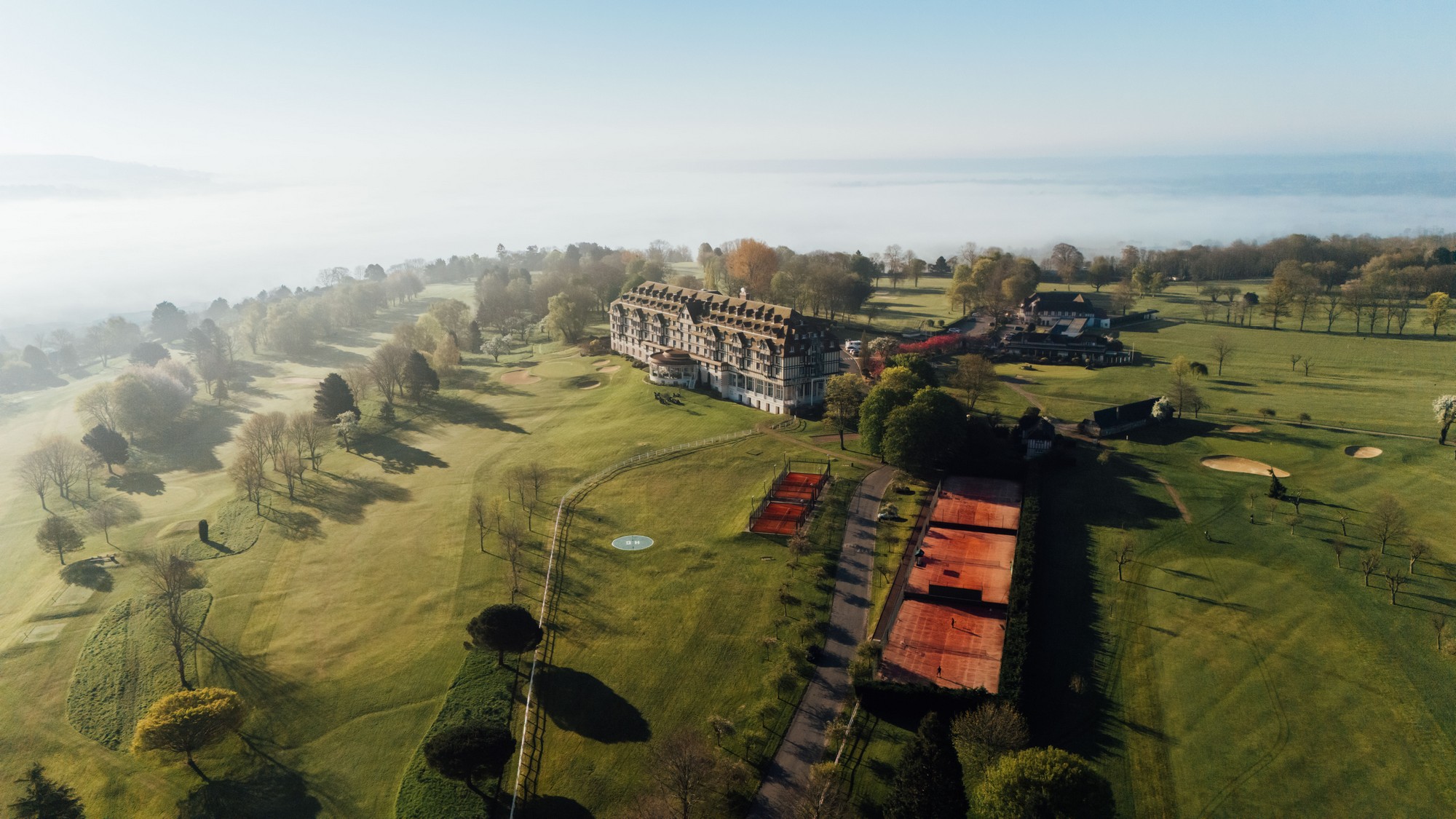 Le grand terrain de golf à Deauville © Barrière