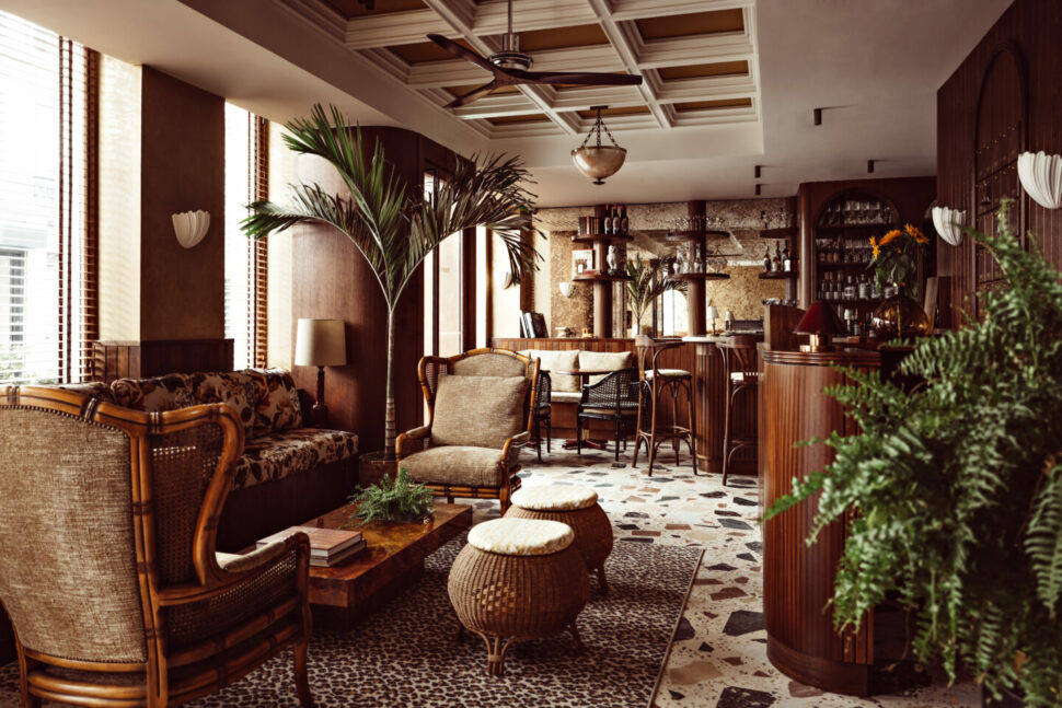 Le lobby de l'hôtel Monsieur Aristide © @benoitlinero