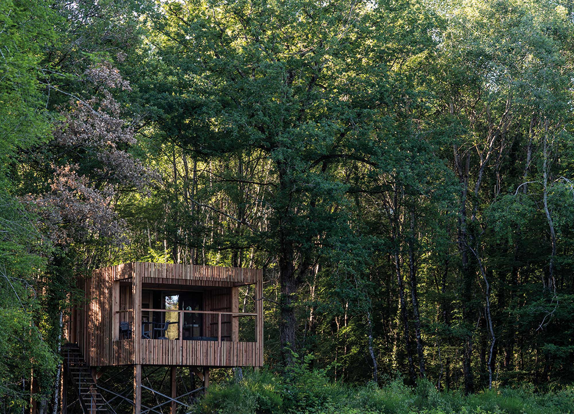 Un lodge pour un week-end dans la nature © Loire Valley Lodges