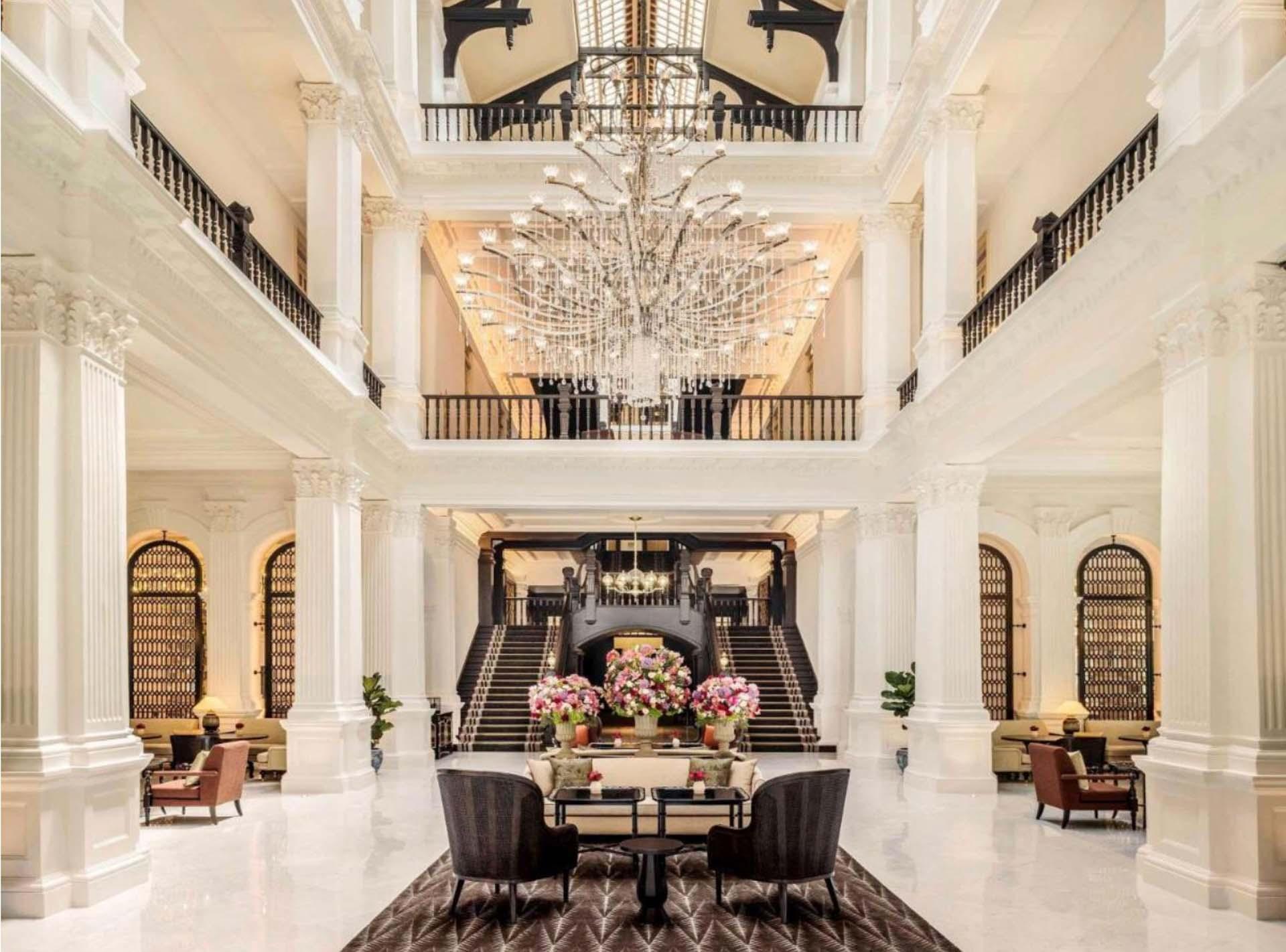© Raffles Singapour, l'un des plus beaux hôtels de Singapour 